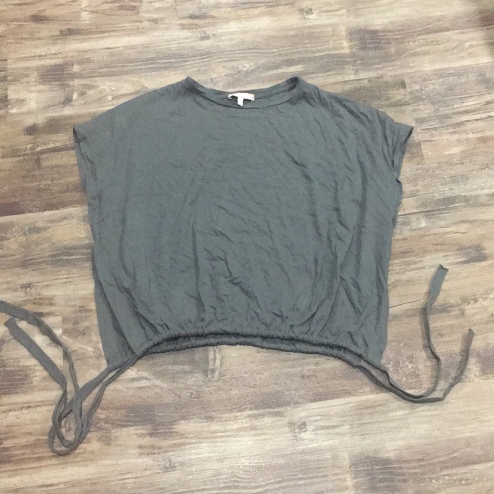 Anthropologie shirt side cut out